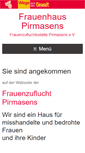 Mobile Screenshot of frauenhaus-pirmasens.de